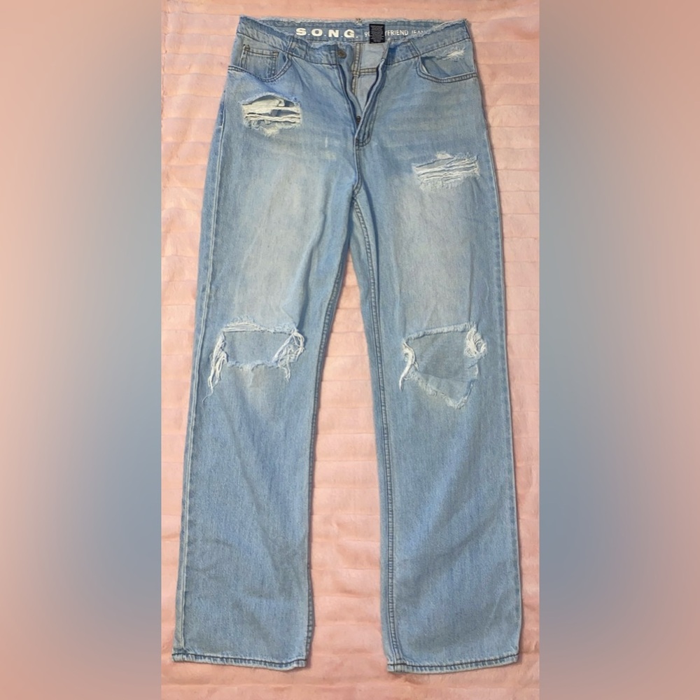 S.O.N.G. blue 90’s boyfriend jeans
